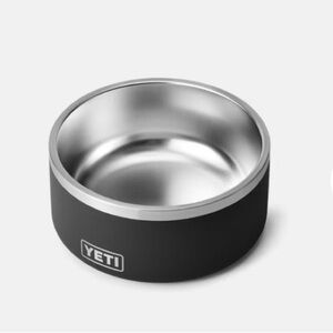 YETI BOOMER™ 8 Cup DOG BOWL, Black/Silver, NWT